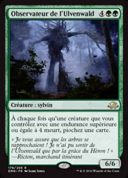 Observateur de l'Ulvenwald, carte Magic EMN 176 — extension La lune hermétique