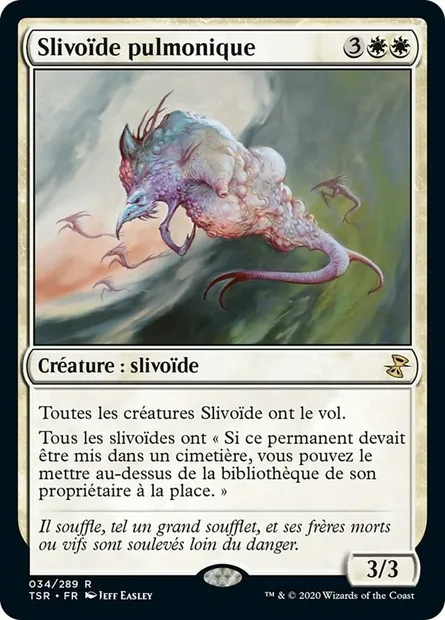 Slivoïde pulmonique, carte Magic TSR 34 — extension Spirale Temporelle Remastered