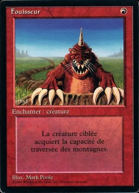 Fouisseur, carte Magic FBB 140 — extension Foreign Black Border