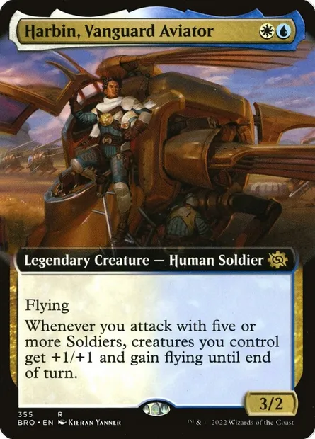 Harbin, Vanguard Aviator, Magic card BRO 355 — The Brothers' War set