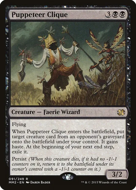Clique des marionnettistes, carte Magic MM2 91 — extension Modern Masters 2015