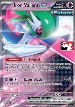 Iron Valiant ex, Pokémon card PPS 089-3 — Play! Pokémon Prize Pack Series set
