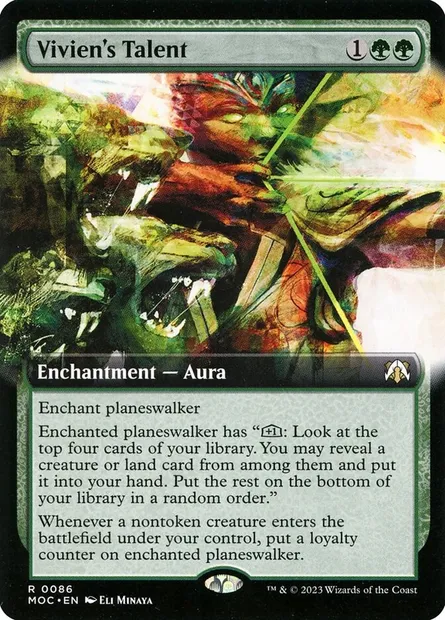 Vivien's Talent, Magic card MOC 86 — March of the Machine Commander set
