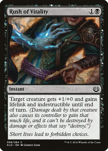 Rush of Vitality, Magic card KLD 99 — Kaladesh set