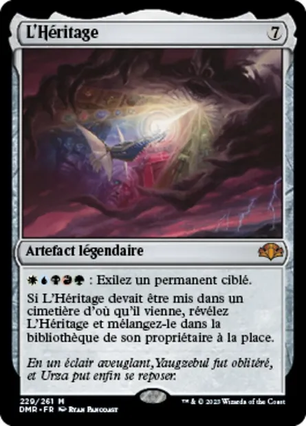 L'Héritage, carte Magic DMR 229 — extension Dominaria Remastered