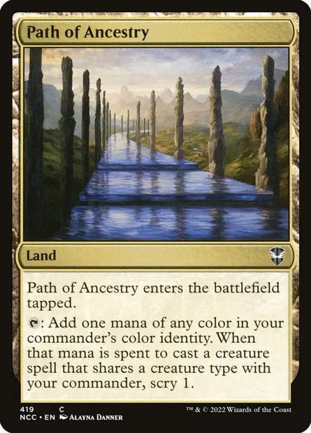 Path of Ancestry, Magic card NCC 419 — New Capenna Commander set