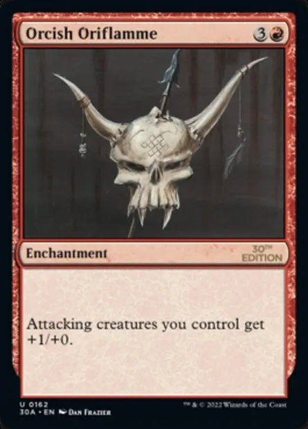 Oriflamme orque, carte Magic 30A 162 — extension 30th Anniversary Edition