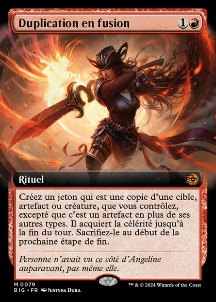 Duplication en fusion, carte Magic BIG 79 — extension The Big Score