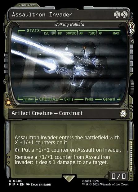 Walking Ballista, Magic card PIP 880 — Fallout set