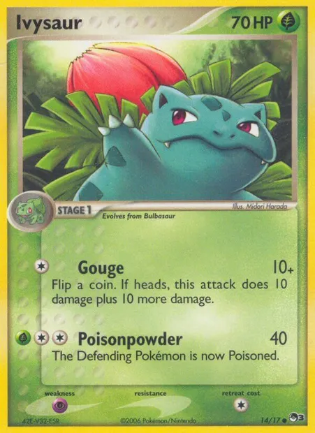 Ivysaur, Pokémon card P3 14 — POP Series 3 set