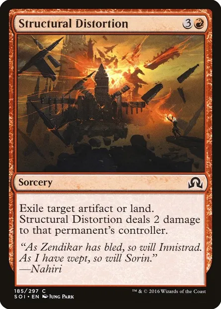 Structural Distortion, Magic card SOI 185 — Shadows over Innistrad set