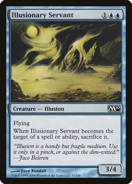 Illusionary Servant, Magic card M10 57 — Magic 2010 set