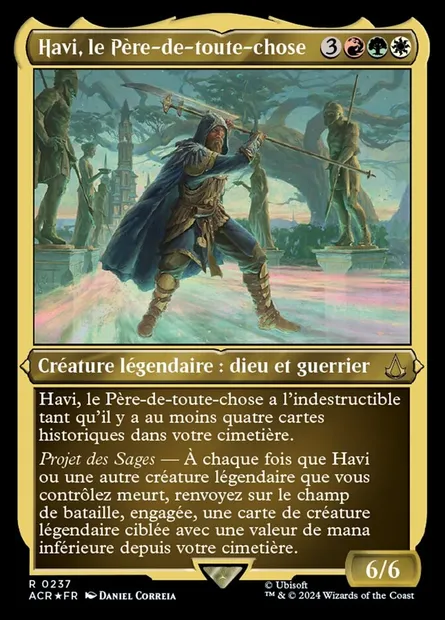 Havi, le Père-de-toute-chose, carte Magic ACR 237 — extension Assassin's Creed