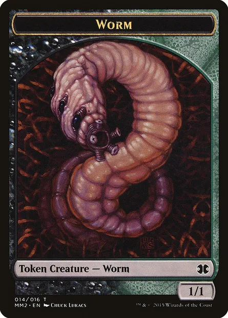 Worm, Magic card TMM2 14 — Modern Masters 2015 Tokens set