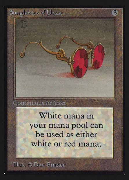 Sunglasses of Urza, Magic card CED 272 — Collectors' Edition set