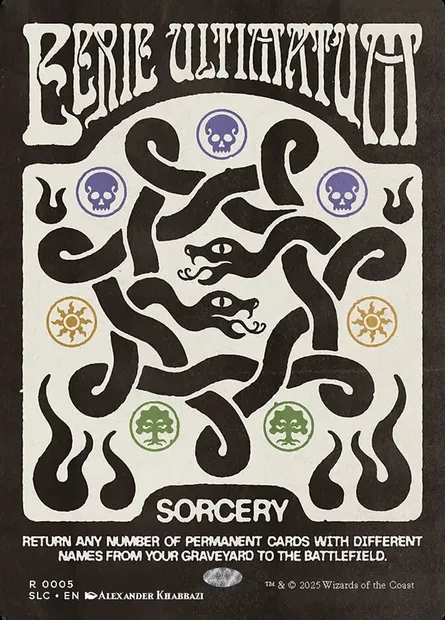Eerie Ultimatum, Magic card SLC 5 — Secret Lair Countdown set