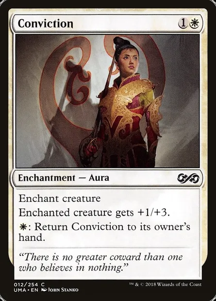 Conviction, carte Magic UMA 12 — extension Ultimate Masters