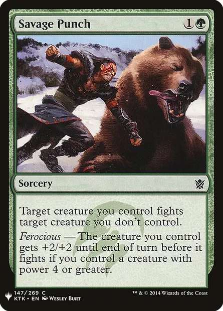 Savage Punch, Magic card PLST KTK-147 — The List set