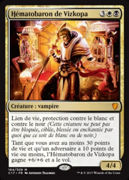 Hématobaron de Vizkopa, carte Magic C17 164 — extension Commander 2017