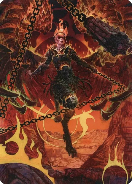 Zariel, Archduke of Avernus // Zariel, Archduke of Avernus, Magic card AAFR 77 — Adventures in the Forgotten Realms Art Series set
