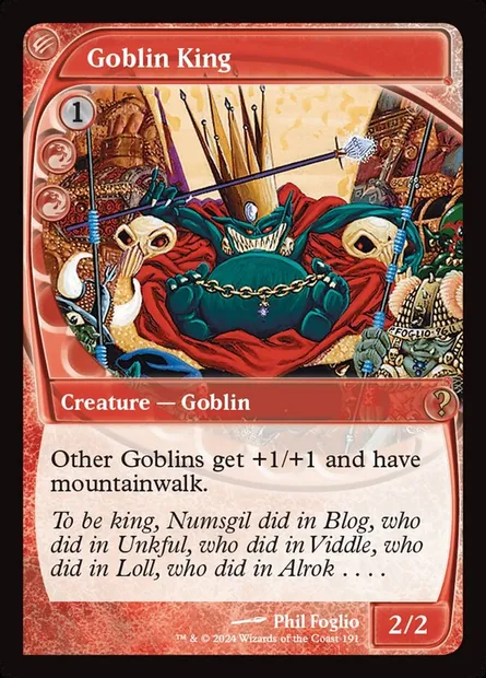 Goblin King, Magic card MB2 191 — Mystery Booster 2 set