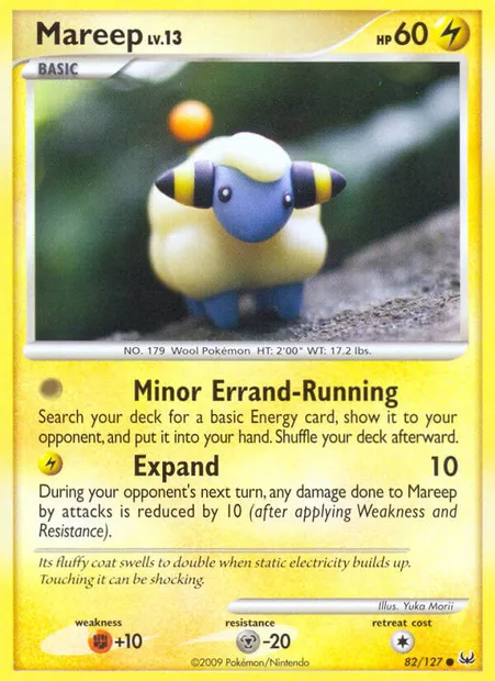 Mareep, Pokémon card PL 82 — Platinum set
