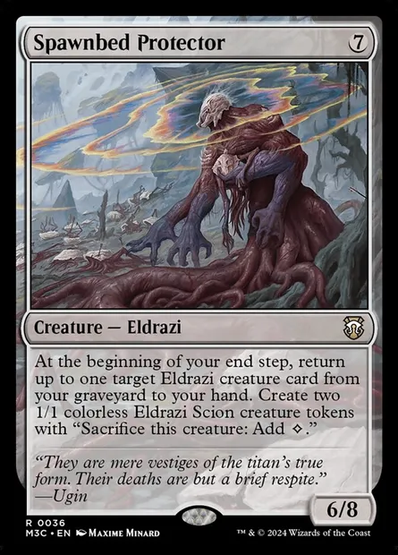 Spawnbed Protector, Magic card M3C 36 — Modern Horizons 3 Commander set