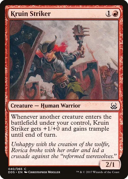 Kruin Striker, Magic card DDS 40 — Duel Decks: Mind vs. Might set