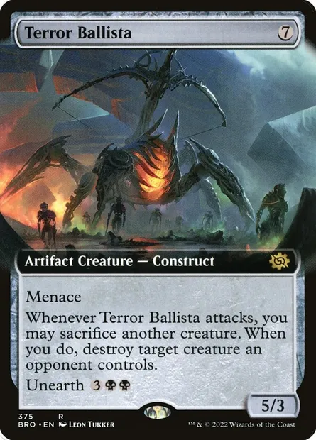 Terror Ballista, Magic card BRO 375 — The Brothers' War set