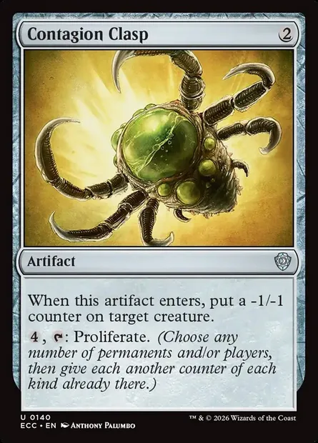 Contagion Clasp, Magic card ECC 140 — Lorwyn Eclipsed Commander set