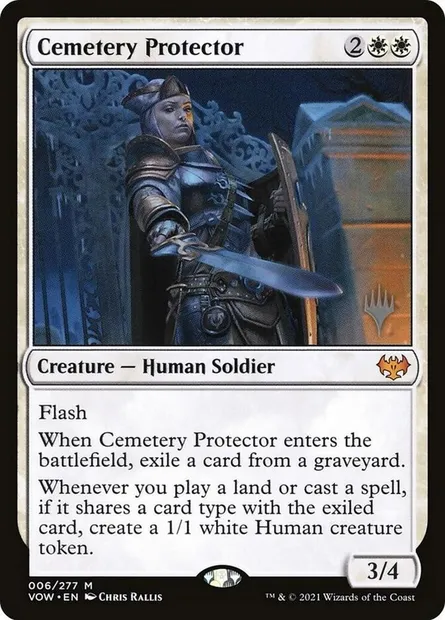 Cemetery Protector, Magic card PVOW 6p — Innistrad: Crimson Vow Promos set