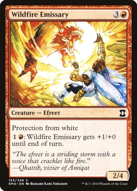 Wildfire Emissary, Magic card EMA 153 — Eternal Masters set