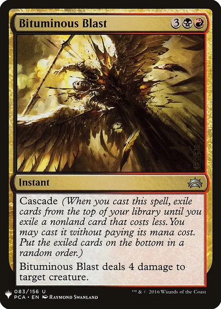 Bituminous Blast, Magic card PLST PCA-83 — The List set