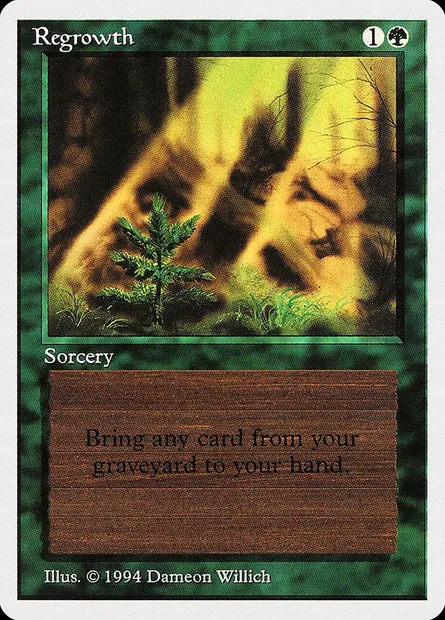Réapparition, carte Magic SUM 214 — extension Summer Magic / Edgar