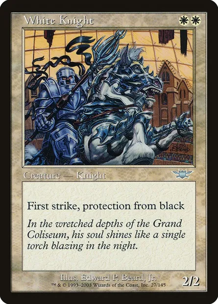 Chevalier blanc, carte Magic LGN 27 — extension Légions