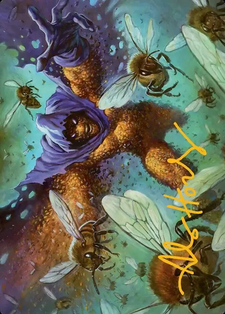 Swarm, Being of Bees // Swarm, Being of Bees, carte Magic ASPM 11 — extension Marvel's Spider-Man Art Series