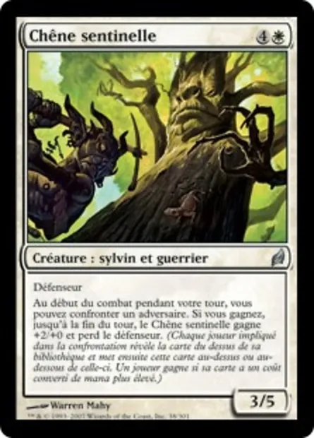 Chêne sentinelle, carte Magic LRW 38 — extension Lorwyn