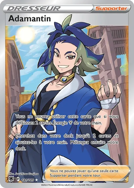Adamantin, carte Pokémon ASR 181 — extension Astres Radieux
