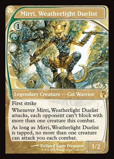 Mirri, Weatherlight Duelist, Magic card MB2 252 — Mystery Booster 2 set