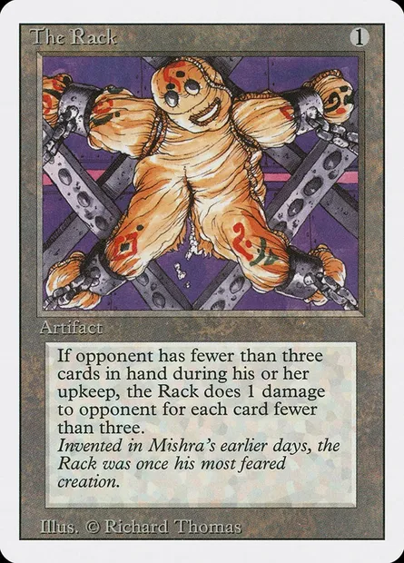 Chevalet de torture, carte Magic 3ED 278 — extension Revised Edition