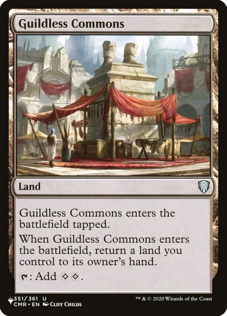 Commune des sans guilde, carte Magic PLST CMR-351 — extension The List