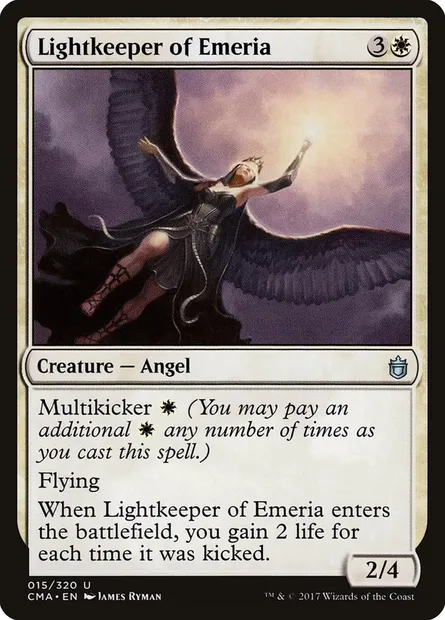 Gardelumière d'Éméria, carte Magic CMA 15 — extension Commander Anthology