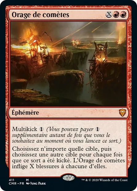 Orage de comètes, carte Magic CMR 411 — extension Commander Legends