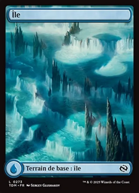 Île, carte Magic TDM 273 — extension Tarkir: Dragonstorm