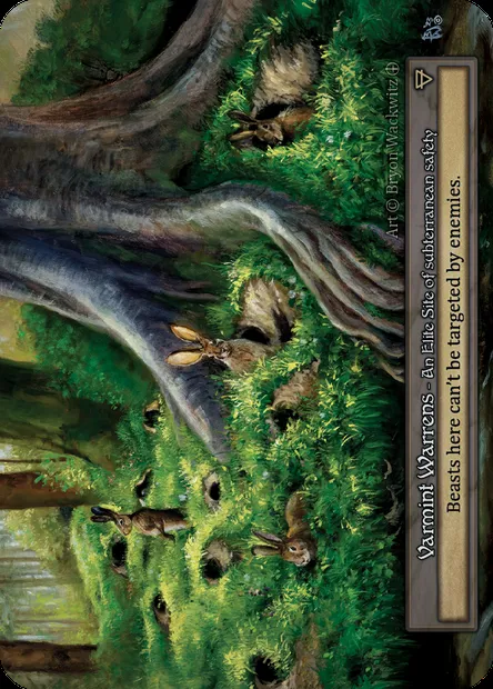 Varmint Warrens, Sorcery card ATH 224 — Arthurian Legends set