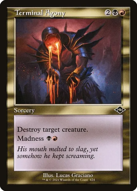 Terminal Agony, Magic card MH2 424 — Modern Horizons 2 set