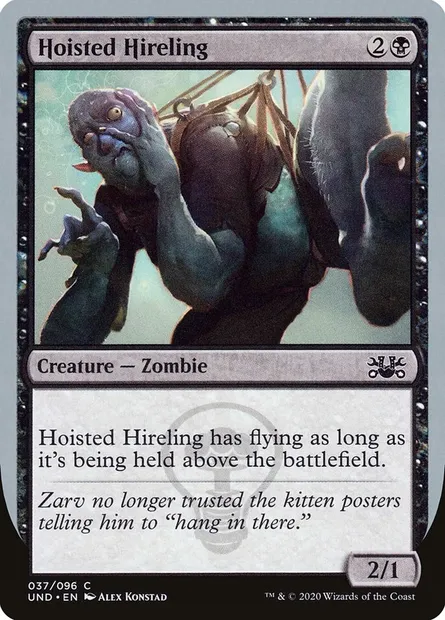 Hoisted Hireling, carte Magic UND 37 — extension Unsanctioned