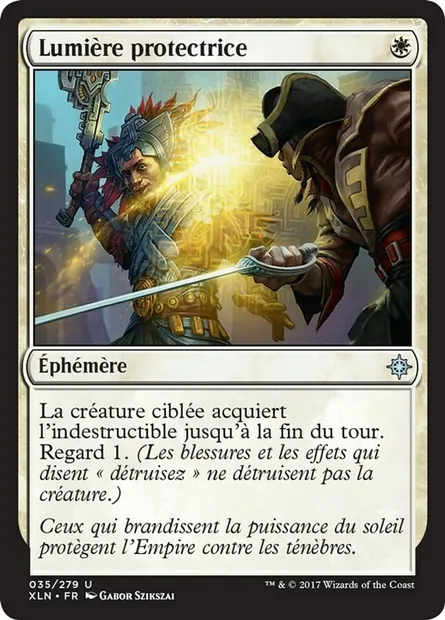 Lumière protectrice, carte Magic XLN 35 — extension Ixalan