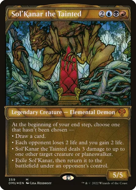 Sol'Kanar the Tainted, Magic card DMU 359 — Dominaria United set