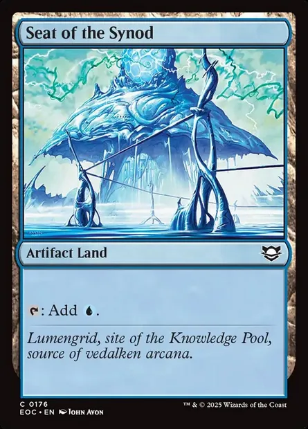 Seat of the Synod, Magic card EOC 176 — Edge of Eternities Commander set